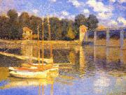 Claude Monet Le Pont d'Argenteuil USA oil painting artist